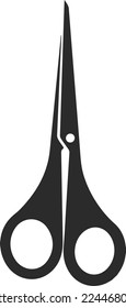 Icono de corte de pantalla, icono de objeto de cola vector negro