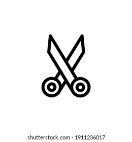 Scherenschnitt-Vektorsymbol