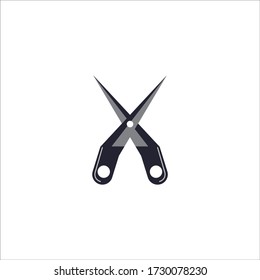 scissor design. Can be used for icons.