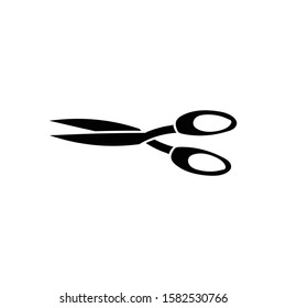 scissor doodle icon vector hand drawing 