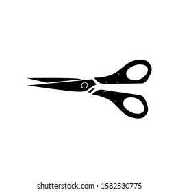 scissor doodle icon vector hand drawing 