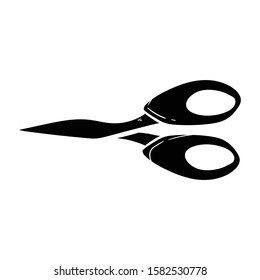 scissor doodle icon vector hand drawing 