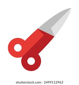 Scissor Flat Icon Design For Personal nad Commercial Use