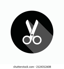 Scissor Icon. Cut, Barber Symbol - Vector.