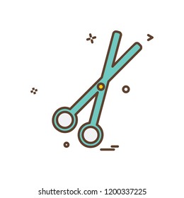 Scissor icon design vector
