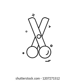 Scissor icon design vector