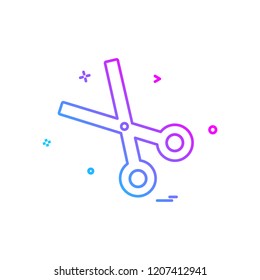 Scissor icon design vector