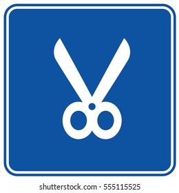 Scissor icon design,clean vector
