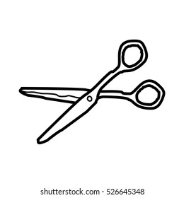 scissor icon doodle