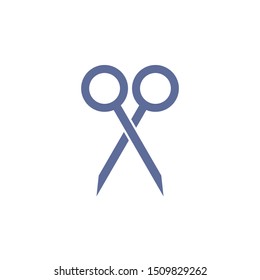 scissor icon. flat illustration of scissor vector. scissor sign symbol