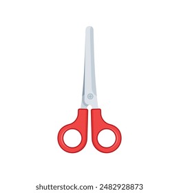 Scissor icon in flat style. Cutting hair equipment vector illustration on isolated background. Hairdressing sign business concept.