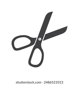 Scissor icon in flat style. Cutting hair equipment vector illustration on isolated background. Hairdressing sign business concept.