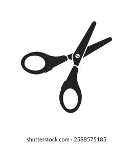 Scissor icon in flat style. Cutting hair equipment vector illustration on isolated background. Hairdressing sign business concept.