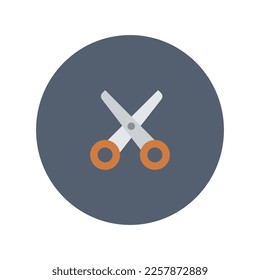 Icono de Sissor, Ilustración plana vectorial para interfaz web y móvil, EPS 10