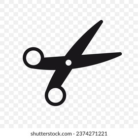 Scissor icon flat vector template 