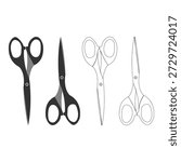 Scissor Icon, Free Scissor Vector. Free Vector