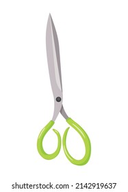 Scissor icon. Hand drawn professional sharp equipment for tailor. Cutting scissors for needlework. Craft and scissoring for creative work