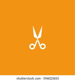 Scissor icon illustration isolated vector sign symbol