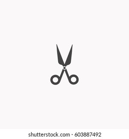 Scissor icon illustration isolated vector sign symbol