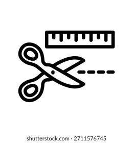 Scissor icon illustration vector design template
