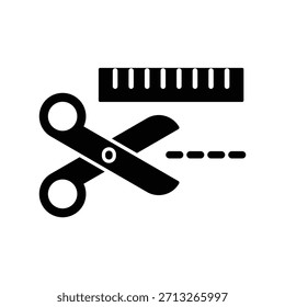 Scissor icon illustration vector design template