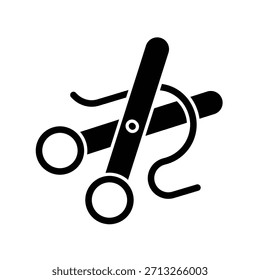 Scissor icon illustration vector design template