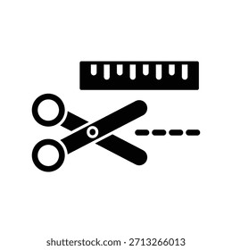 Scissor icon illustration vector design template
