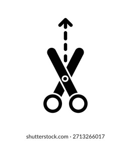 Scissor icon illustration vector design template