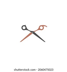 Scissor icon ilustration template vector