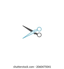 Scissor icon ilustration template vector