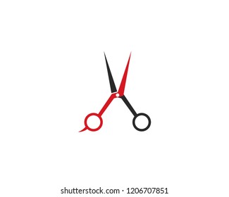 Scissor icon ilustration vector template
