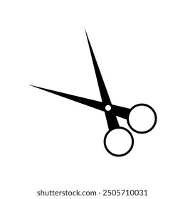 Scissor icon isolated on white background. Vector illustration