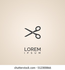 scissor icon. scissor logo