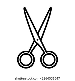 Scissor Icon Logo Design Vector Template Illustration Sign And Symbol Pixels Perfect