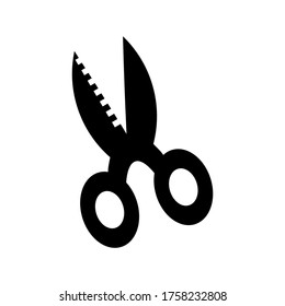Scissor  icon or logo isolated sign symbol vector illustration - high quality black style vector icons

