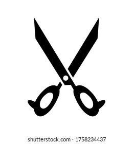 Scissor  icon or logo isolated sign symbol vector illustration - high quality black style vector icons
