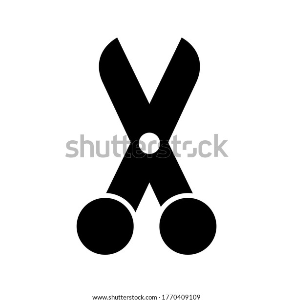 scissor icon or logo\
isolated sign symbol vector illustration - high quality black style\
vector icons\
