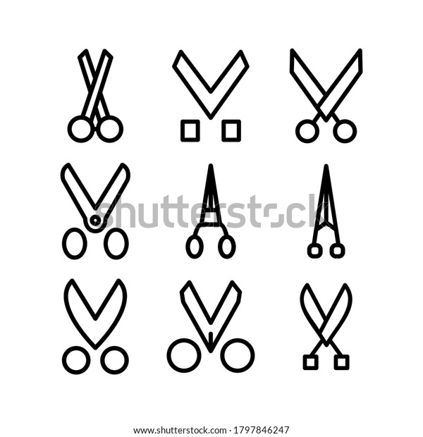 scissor icon\
or logo isolated sign symbol vector illustration - Collection of\
high quality black style vector\
icons\
