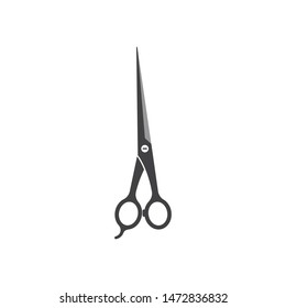 scissor icon logo. vector illustration template