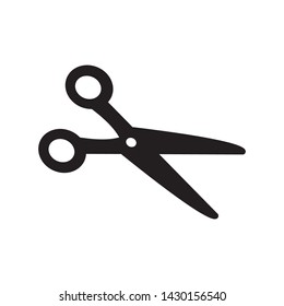 scissor icon logo vector in trendy style template