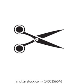 scissor icon logo vector in trendy style template