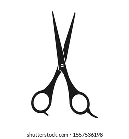 scissor icon logo vector in trendy style template. on white background