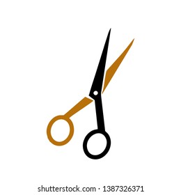 Scissor Icon modern design concept, hair cut symbol vector