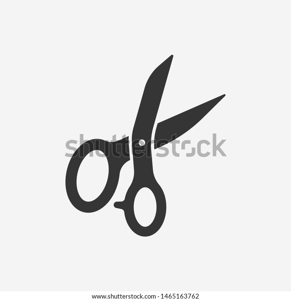 Scissor icon. New trendy scissor vector\
illustration symbol.