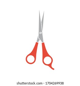 scissor icon. open scissor icon. vector illustration on white white background.