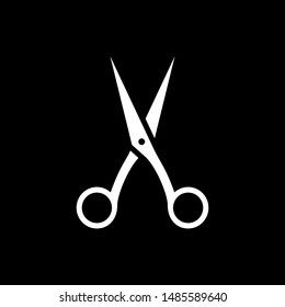 scissor icon symbol design vector