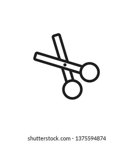 scissor icon template