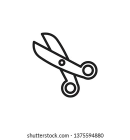 scissor icon template