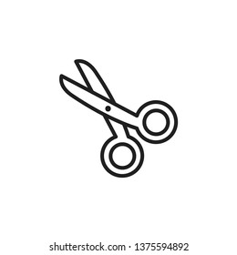 scissor icon template