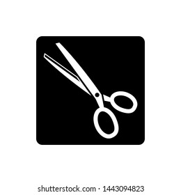 scissor icon template vector illustration - vector